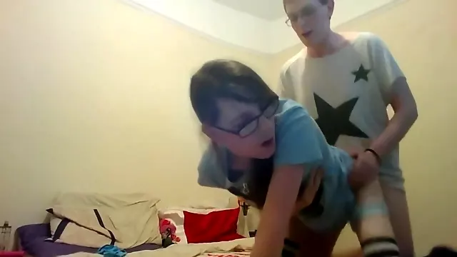 NERDY SISSY FUCKED, TOYED, AND BLOWS