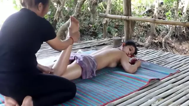 Countryside Massage with Fresh air relaxing body