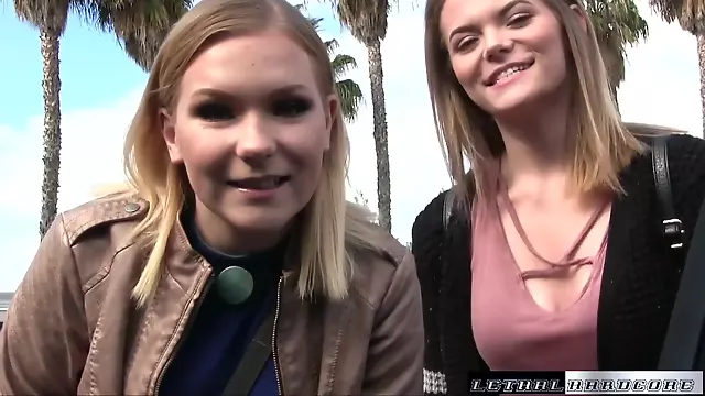 Kayli Brings Another Teen To Share A Cock With - LethalHardcore