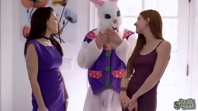 Easter Celebration Turns Threesome For And - Chloe Conrad