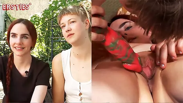 Ersties - Hei e lesbische Dildo- und Strap-on-Action mit Ida und Claudia