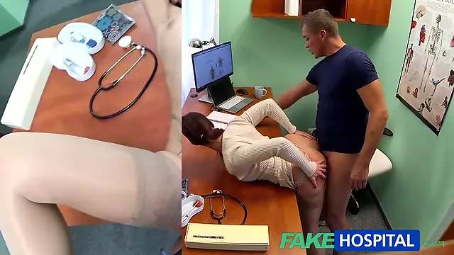 Caroline Ardolino gets her pussy soaked by her fakehospital doctor