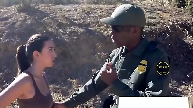 Sexy Latina Babe Fucked By The Border Patrol Agent