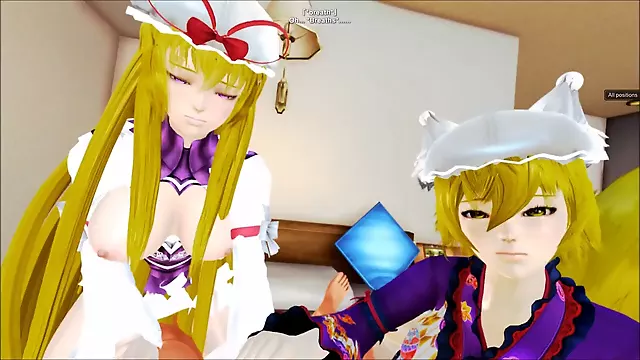 Touhou, facesitting animation, carmelita fox hentai