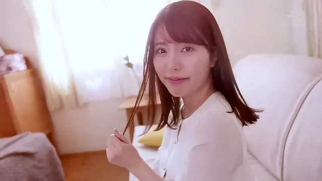 A smiling cute girl who will make you feel in first love. different sex feeling. Part.1