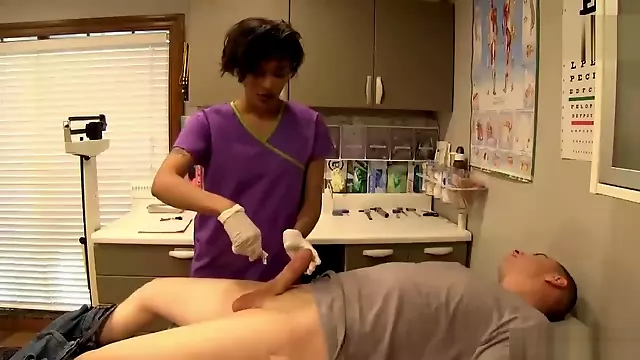 Sexy nurse cum extraction