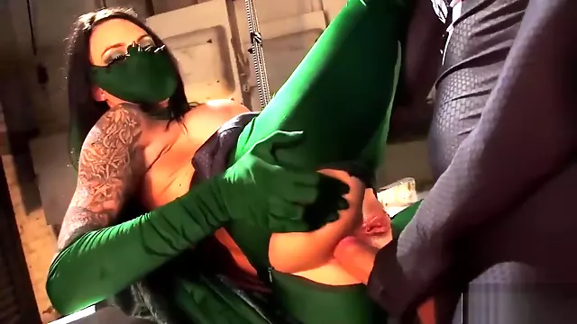 green ninja fucked by spider man