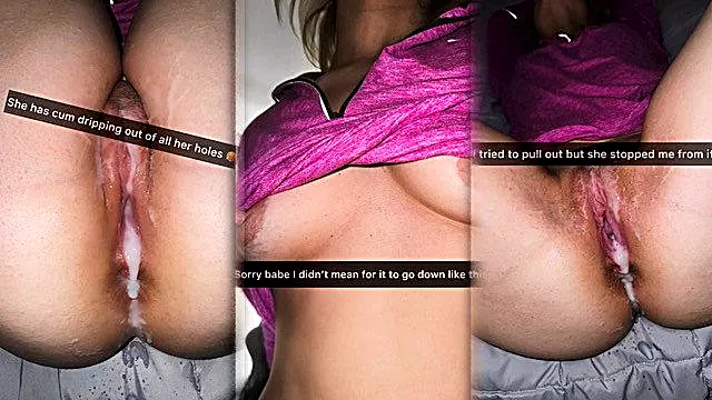 Snapchat Video of Cheating 19 Years old Hot Broken Slut