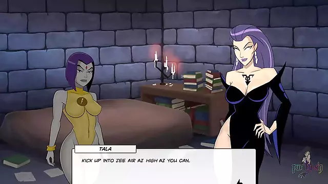 Raven, anime, young justice