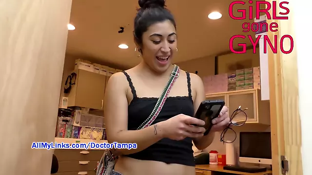 BTS fun with Jasmine Rose: from pre-employment physical to post-scene orgasmic celebration at GirlsGoneGyno.Co