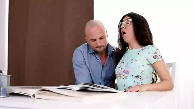 Anal-Angels - Katty West - Glasses lead to massive facial