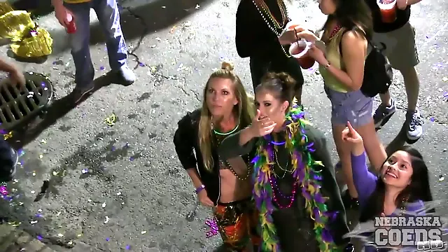 More Hot Mardi Gras 2017 Action From Our Bourbon Street Condo - NebraskaCoeds