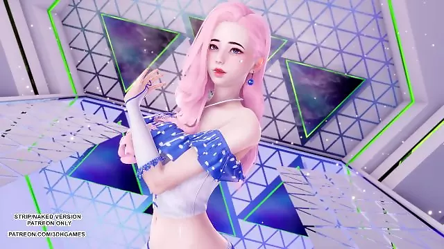 [MMD] JEON SOMI - Fast Forward Seraphine Sexy Kpop Dance League Of Legends Uncensored Hentai