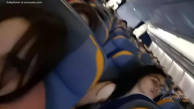 So I'm in a 11hr flight, what do I do?Touch myself with strangers around